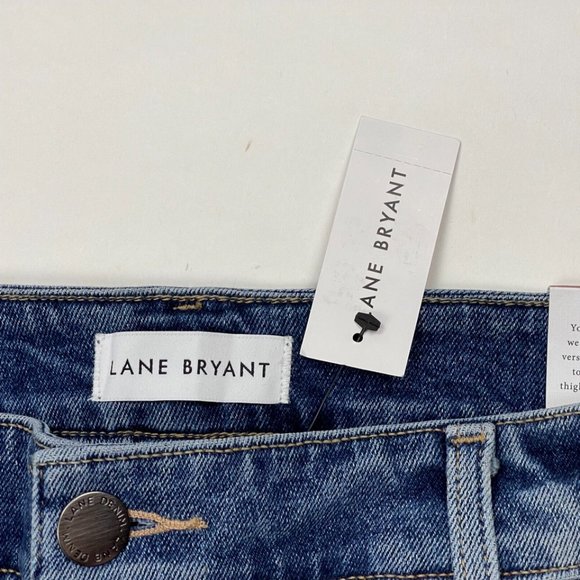 Lane Bryant High Rise Straight Crop Jeans Women 16 or 18 NWT $80 Magic Waistband - Picture 9 of 12